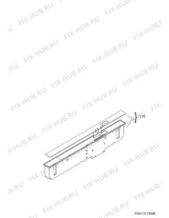 Взрыв-схема посудомоечной машины Frigidaire Gallery FGID2474QF3B - Схема узла Command panel 037